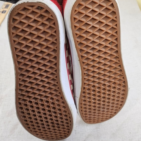 Vans Old Skool Checkerboard Red Suede Low Top Skate Shoes Men‎ US 10 UK 9 EUR 43 - Picture 9 of 10
